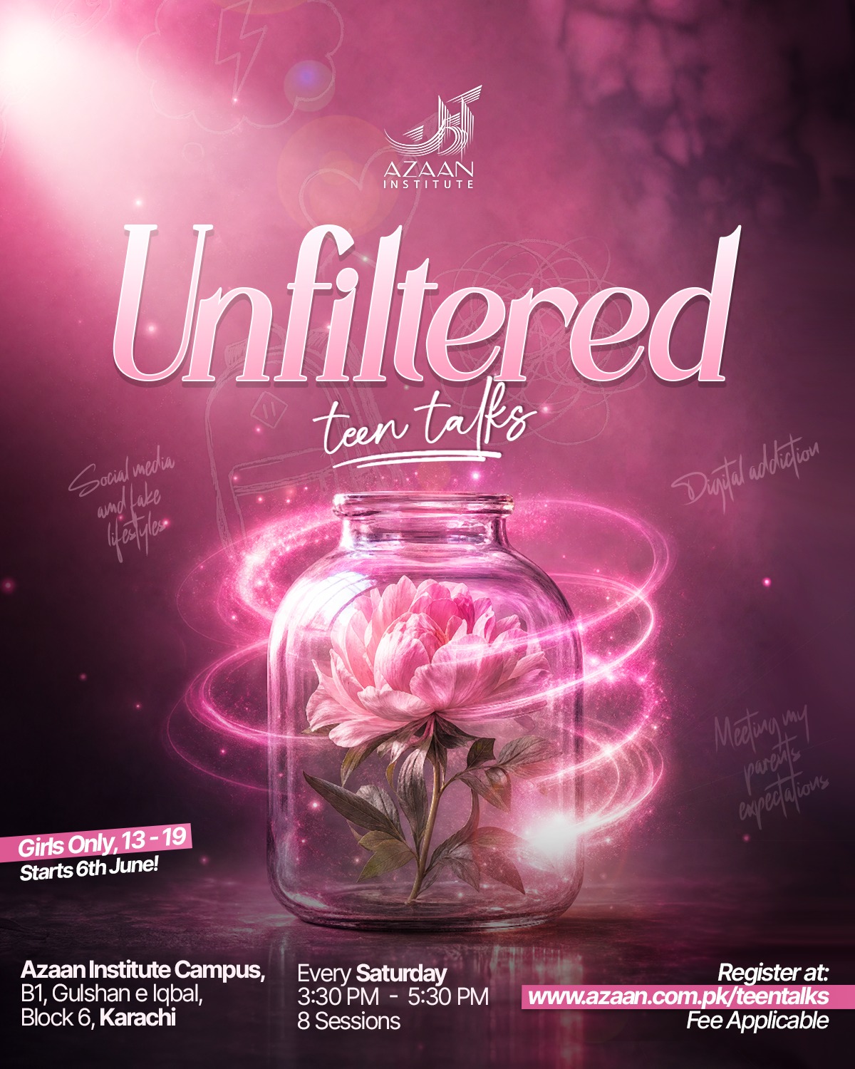 Unfiltered Teen Talks — Girls Only, Ages 13–19